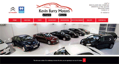 Desktop Screenshot of kevinbarrymotors.ie