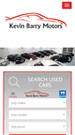 Mobile Screenshot of kevinbarrymotors.ie